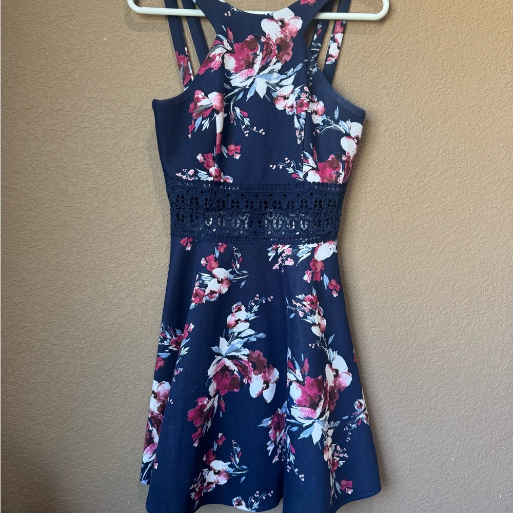 Floral Navy Women’s Dress